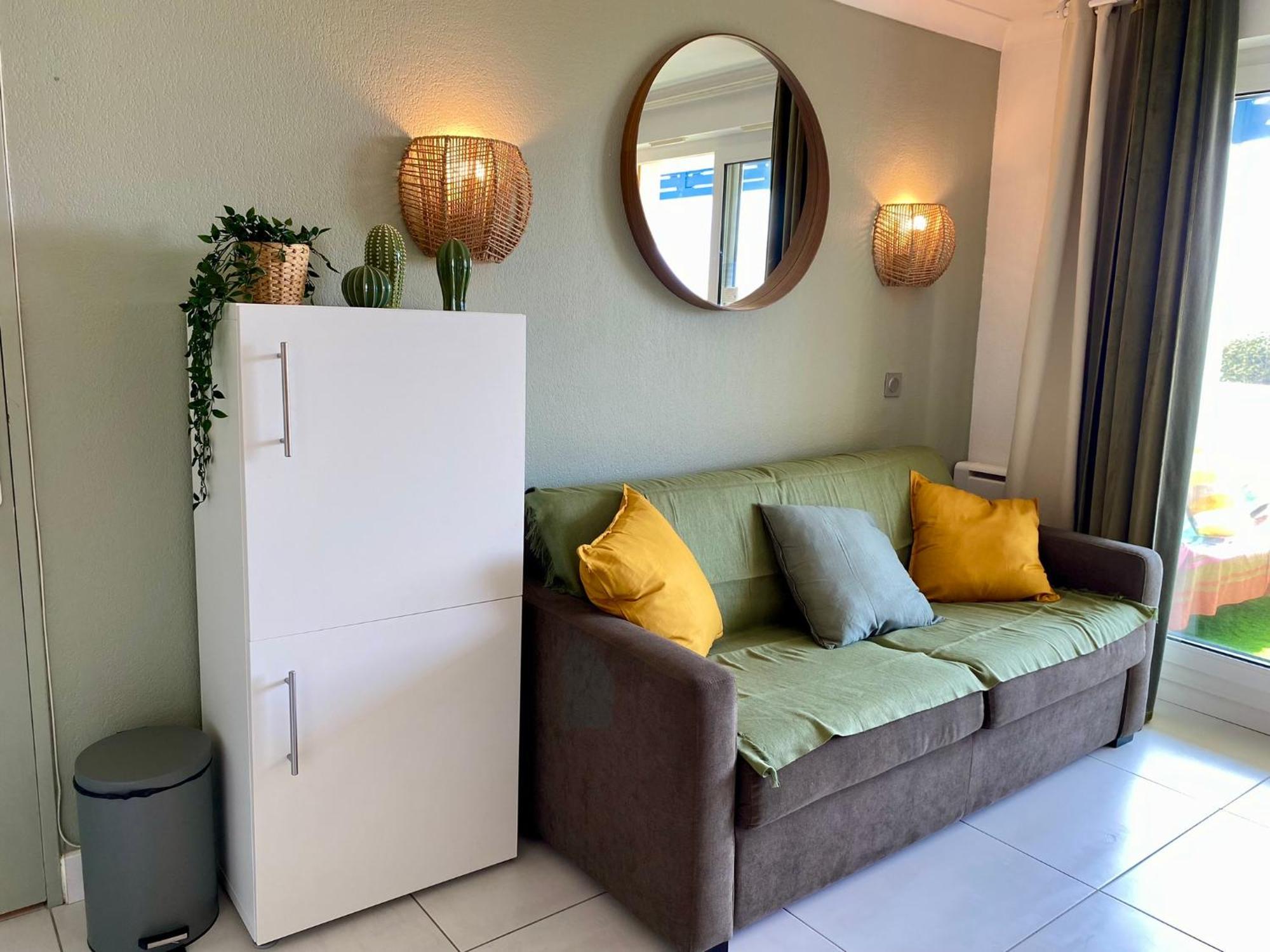 Charmant Appartement En Front De Mer Avec Piscine 라카노오세앙 외부 사진
